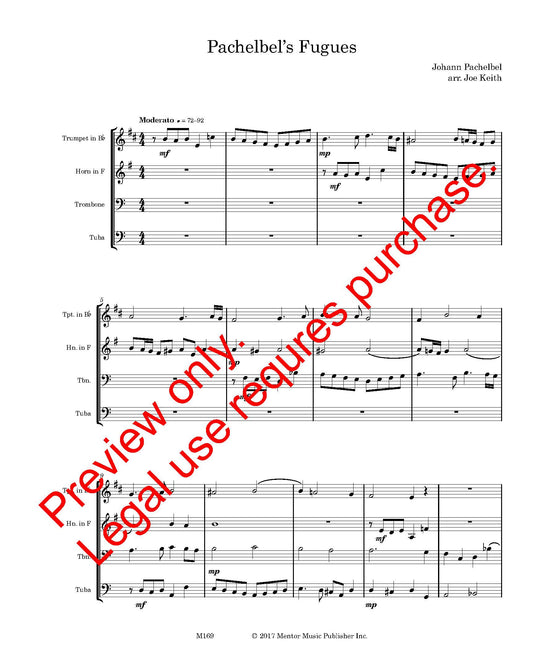 Pachelbel's Fugues - Brass Quartet