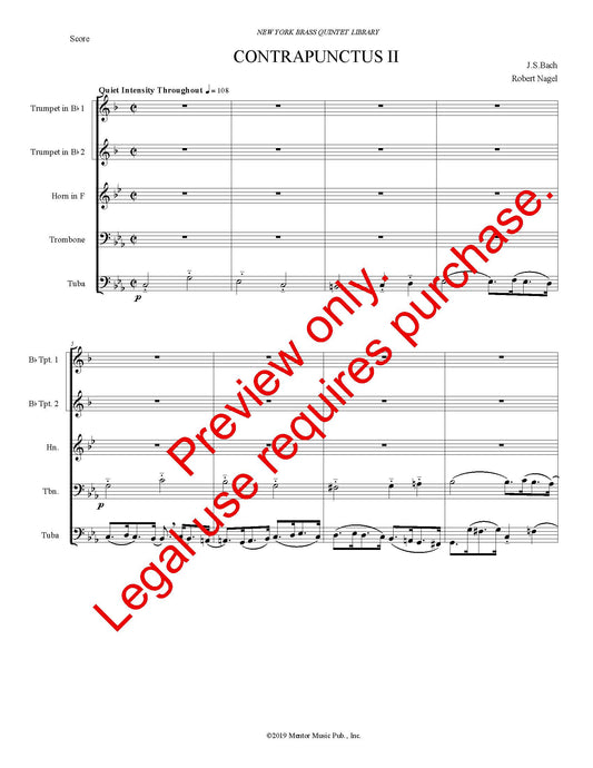 Contrapunctus II for Brass Quintet
