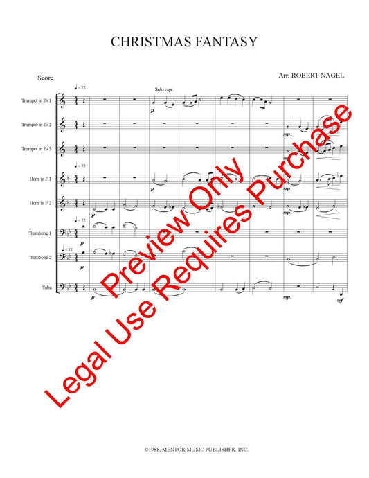 Christmas Fantasy for Brass Choir