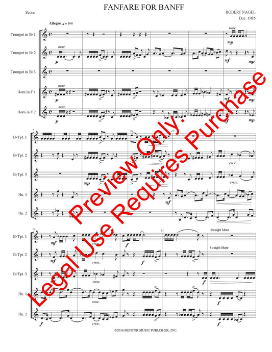 Fanfare for Banff (Brass Ensemble)