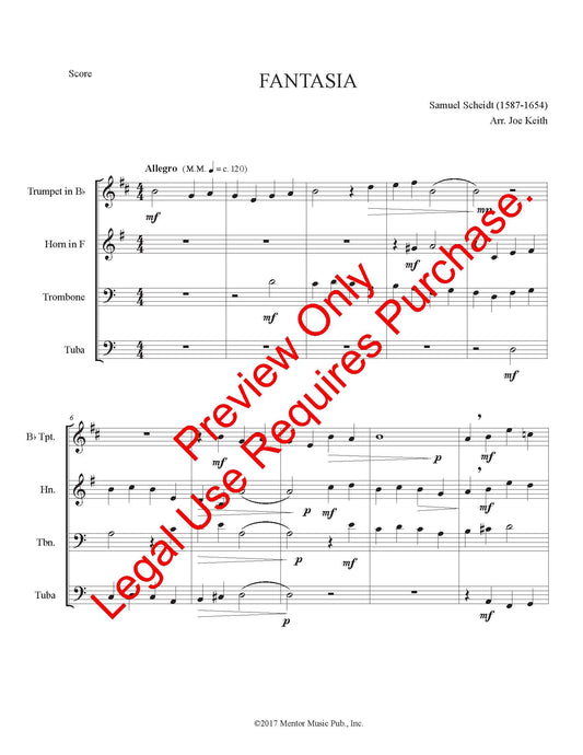 Fantasia for Brass (Brass Quartet)