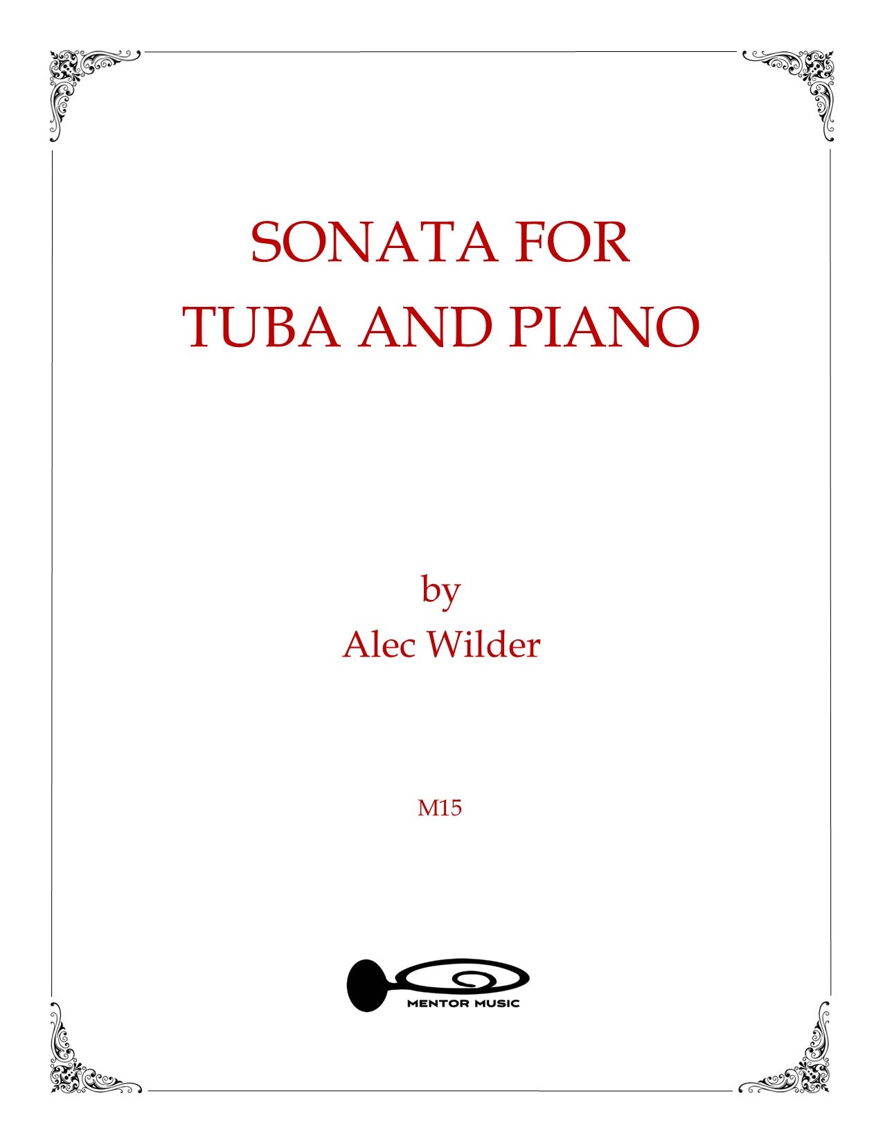 Sonata for Tuba and Piano