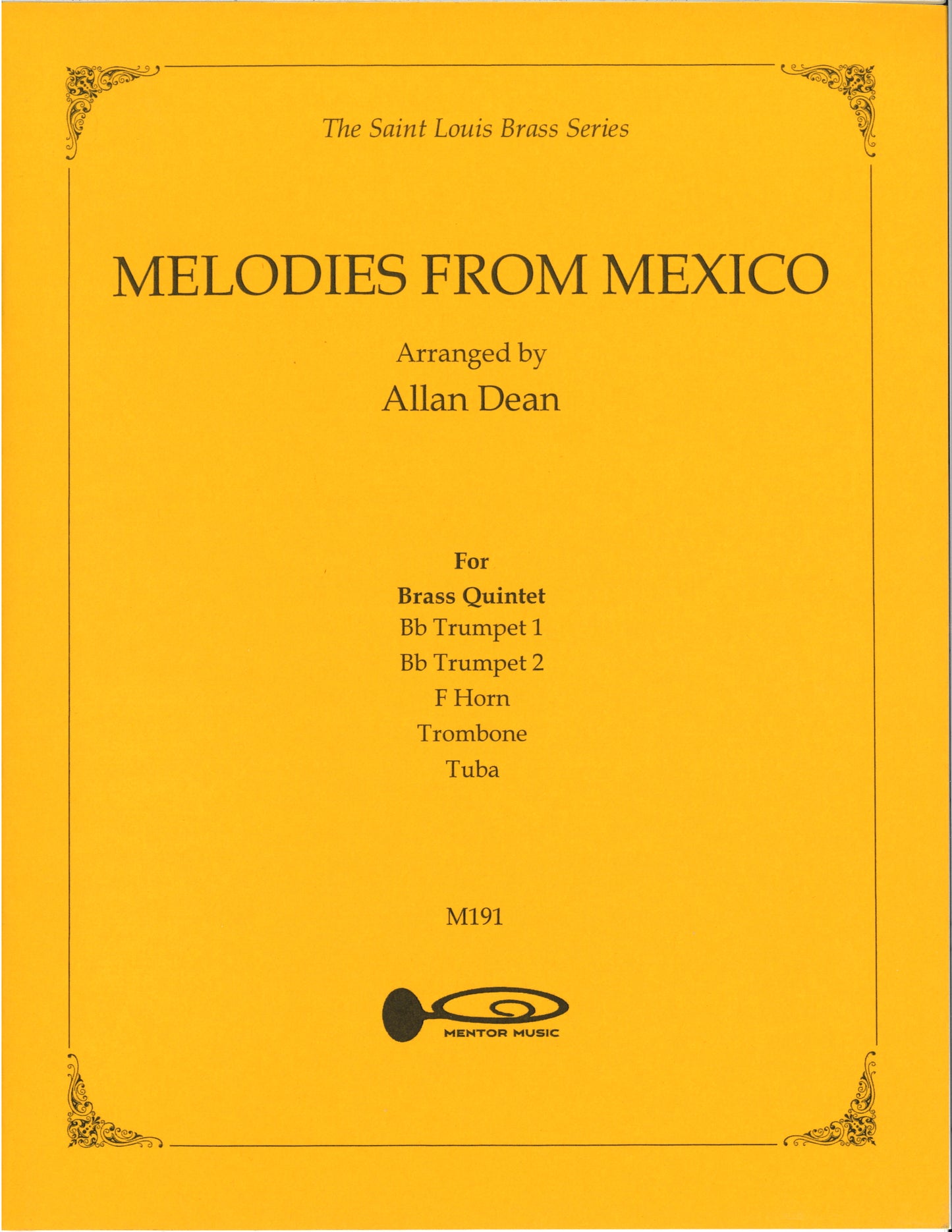 Melodies From Mexico for Brass Quintet