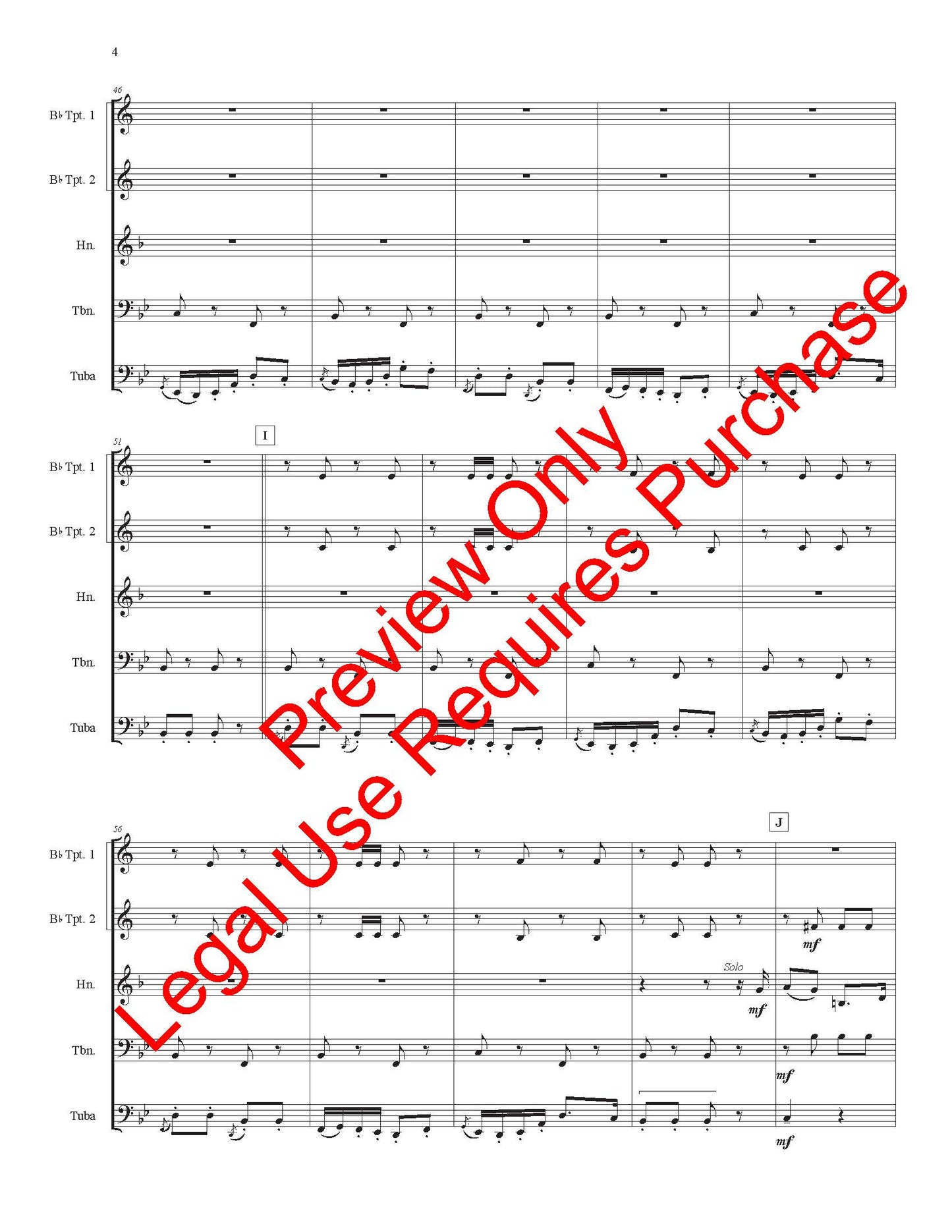 Music Of Stephen Foster - Brass Quintet