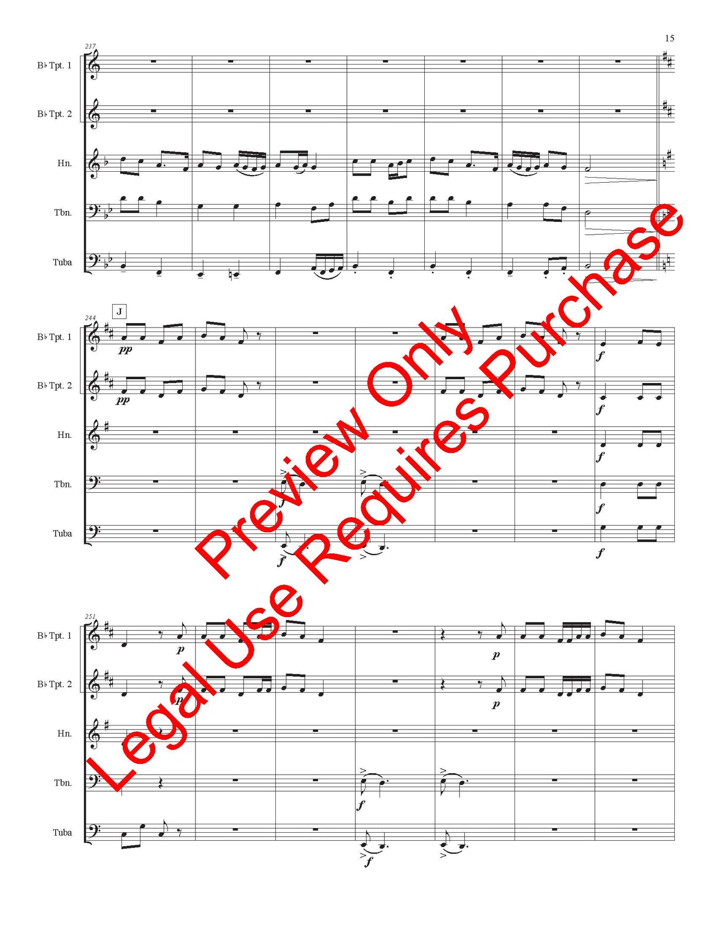 Music Of Stephen Foster - Brass Quintet