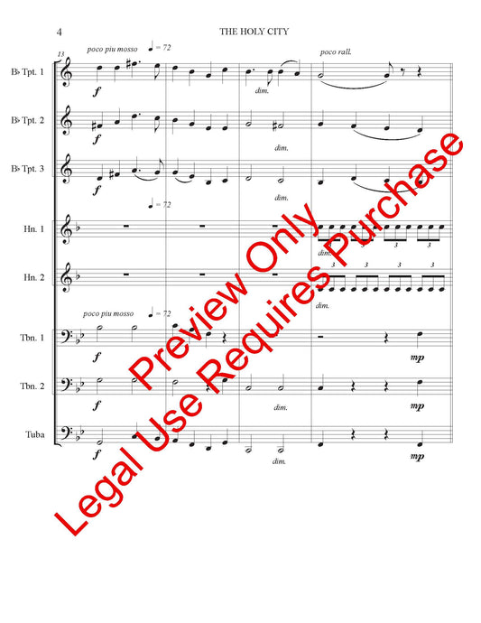 The Holy City - Brass Ensemble