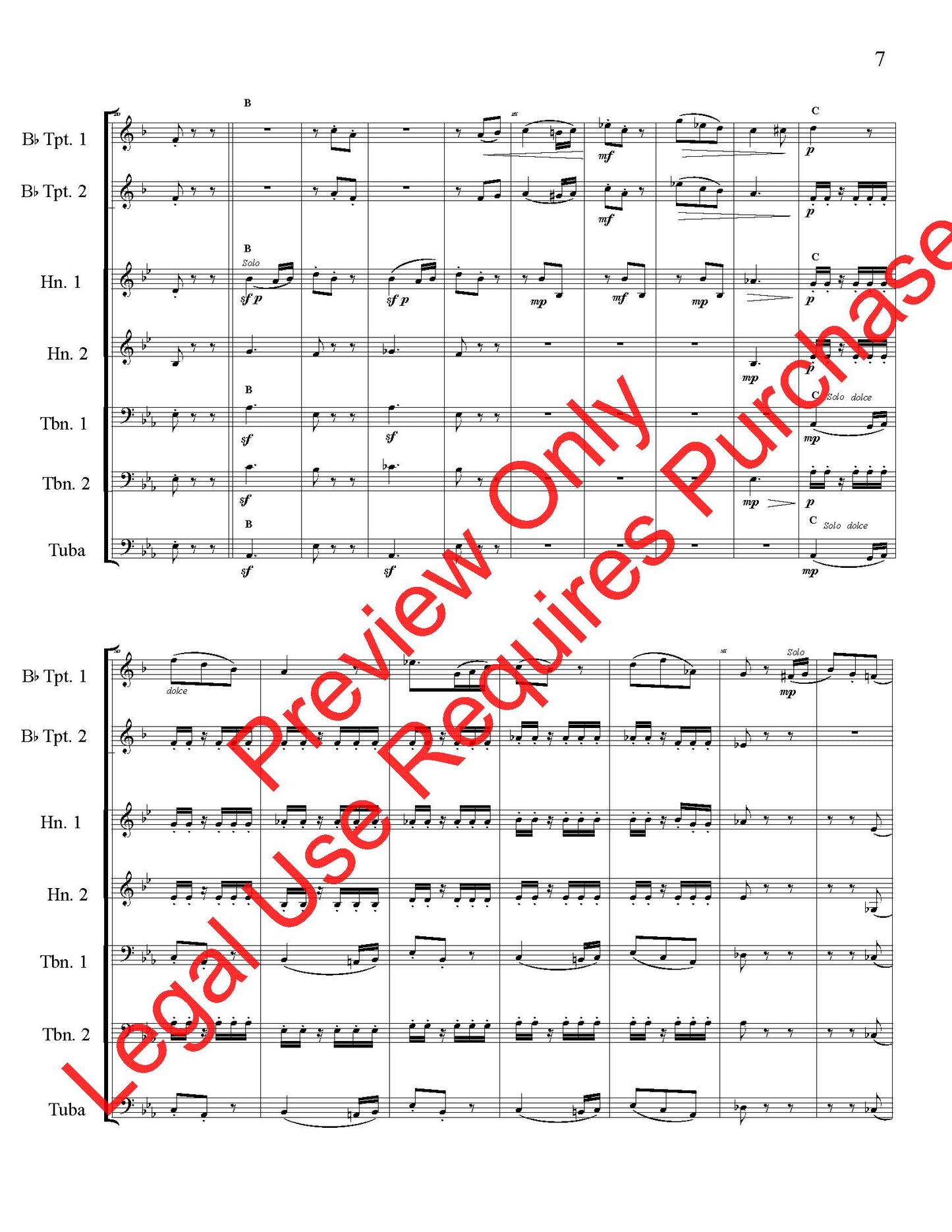 Three Pieces (Ludwig Maurer) - Brass Quintet