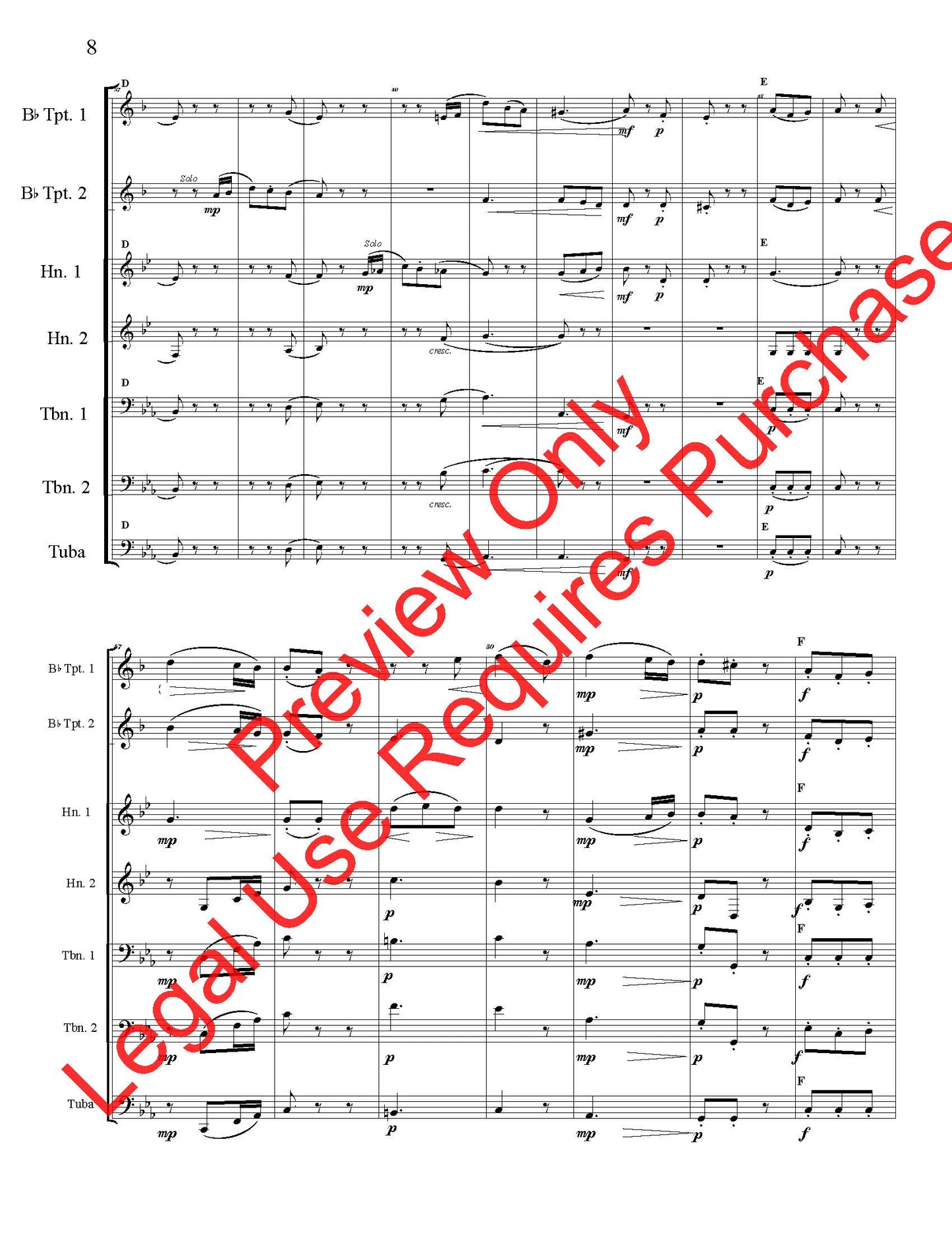 Three Pieces (Ludwig Maurer) - Brass Quintet