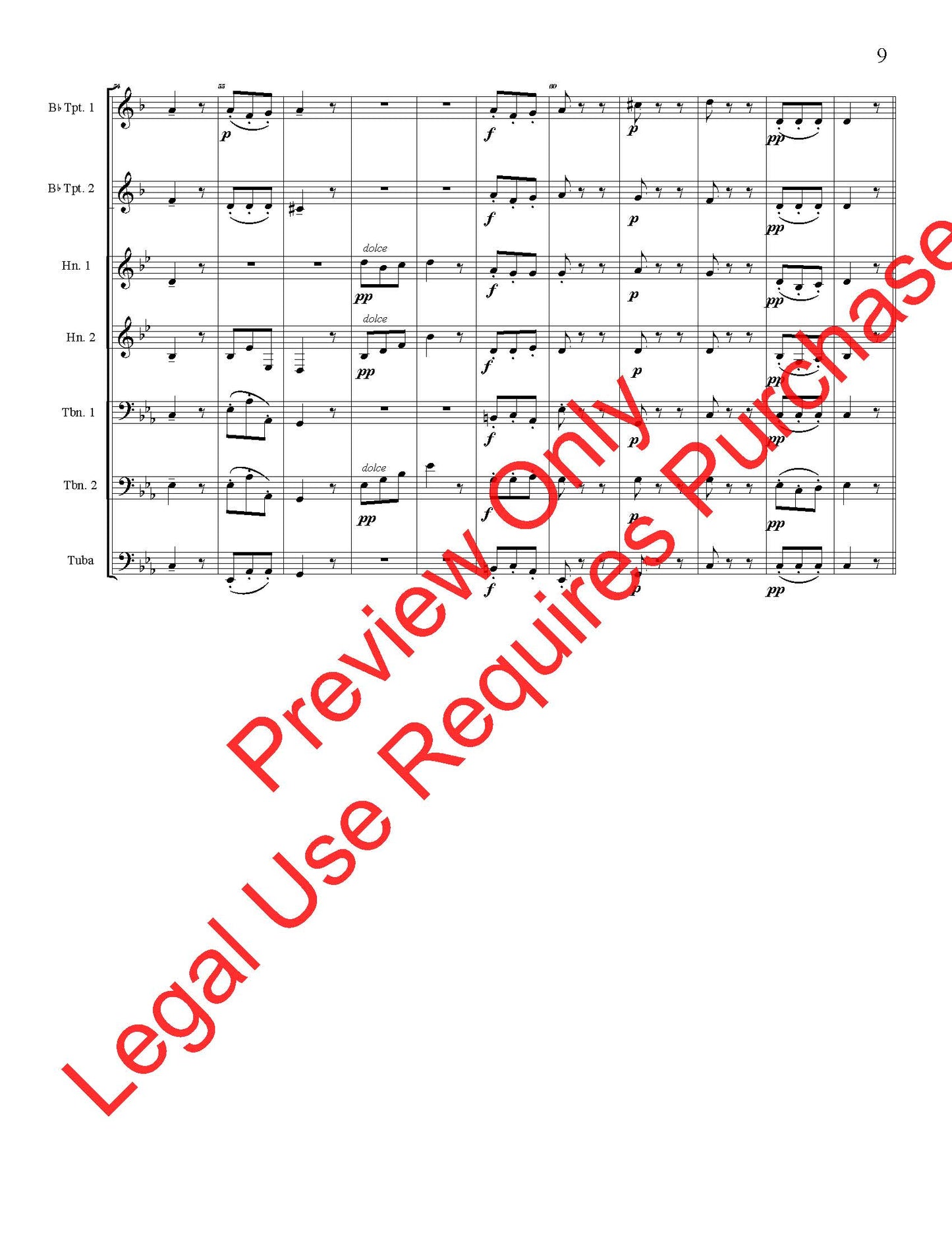 Three Pieces (Ludwig Maurer) - Brass Quintet