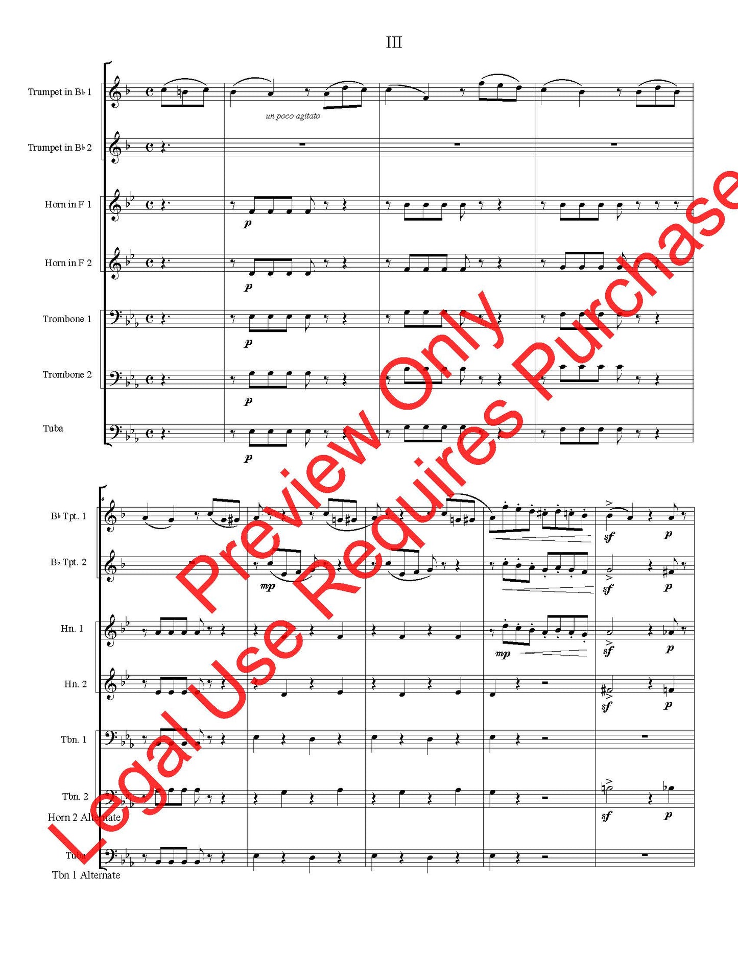 Three Pieces (Ludwig Maurer) - Brass Quintet