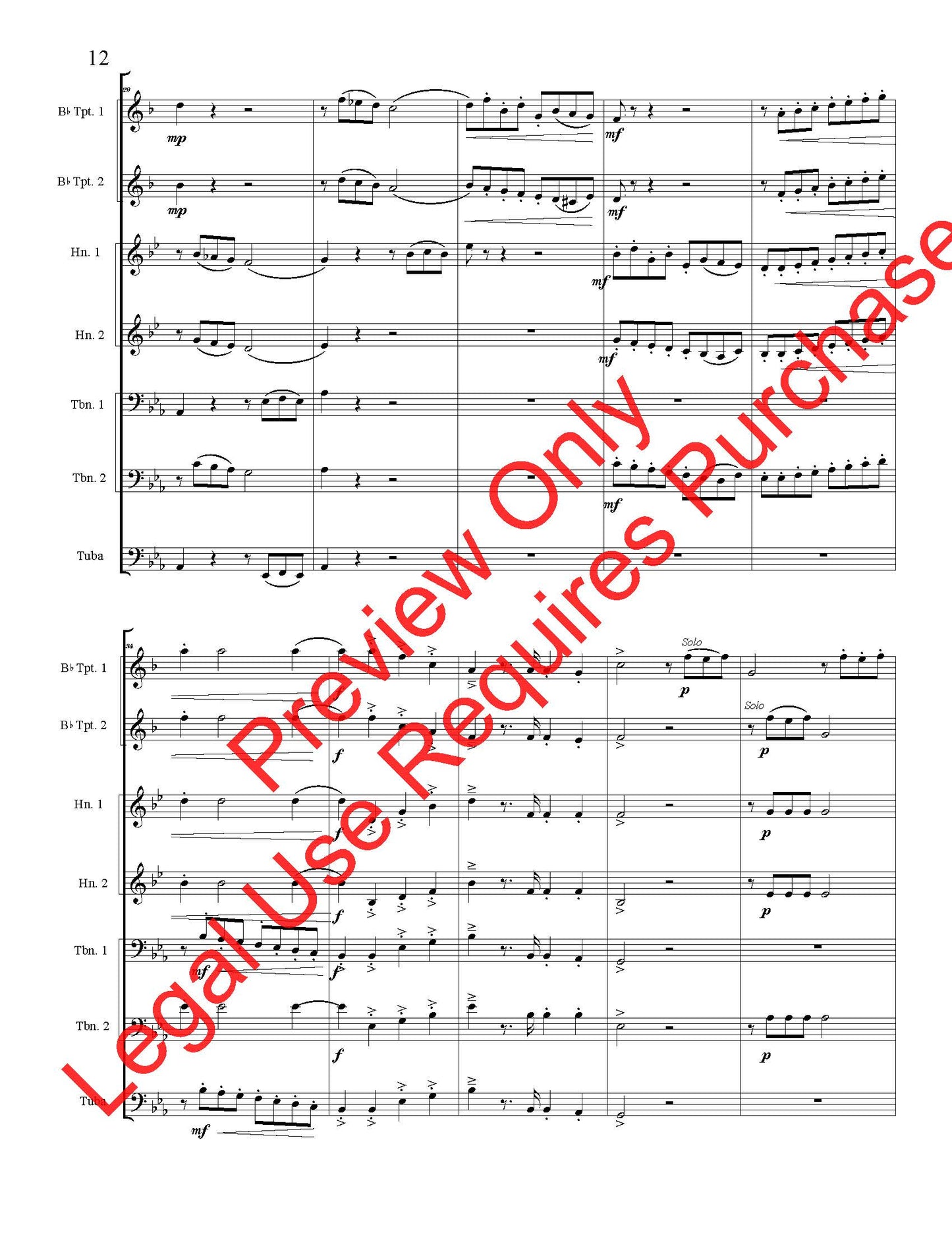Three Pieces (Ludwig Maurer) - Brass Quintet