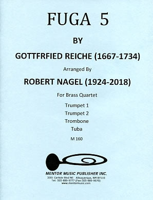 Fuga 5 for Brass Quartet