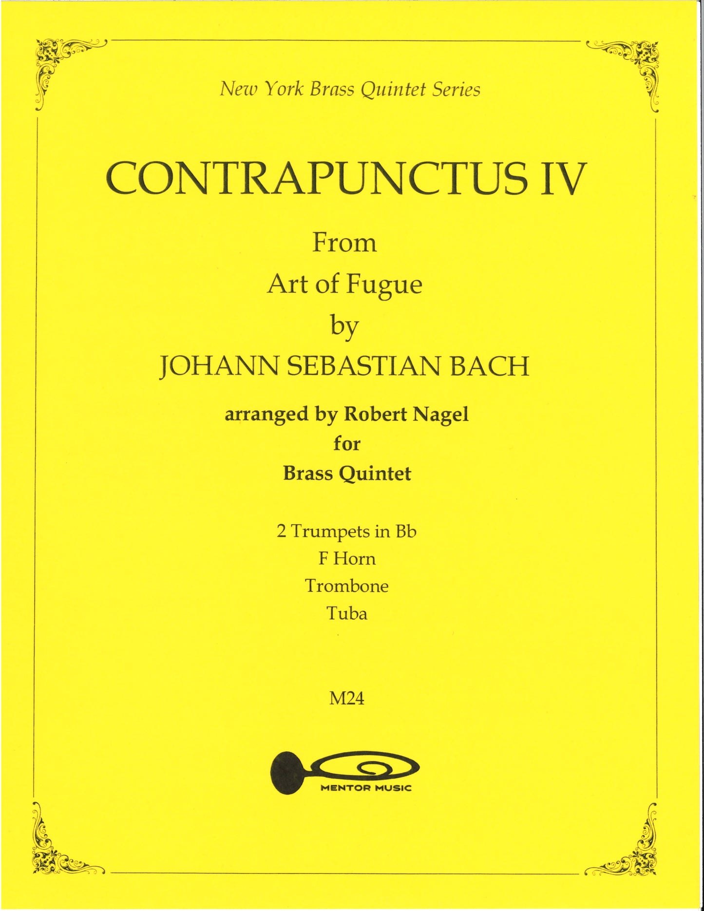 Contrapunctus IV for Brass Quintet