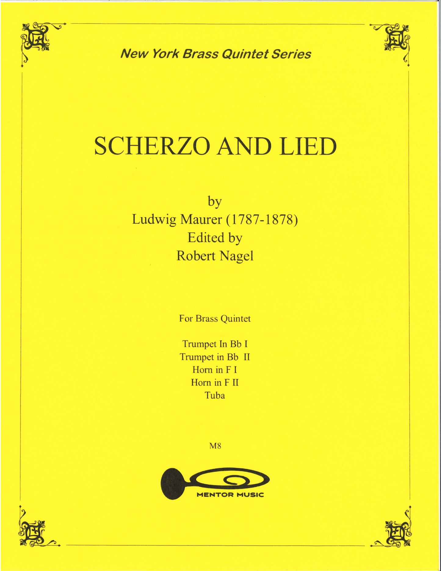 Scherzo and Lied for Brass Quintet