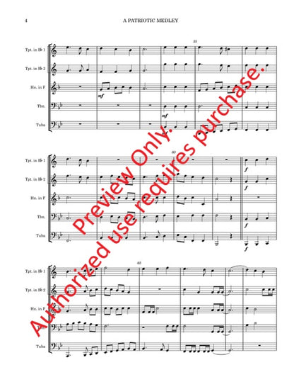 A Patriotic Medley (Brass Quintet)