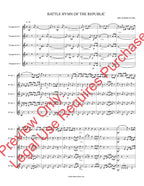 Battle Hymn of the Republic for 5 Trumpets