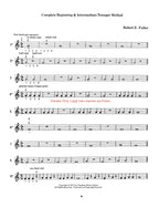 Complete Beginning and Intermediate Trumpet Method by Robert E. Fuller
