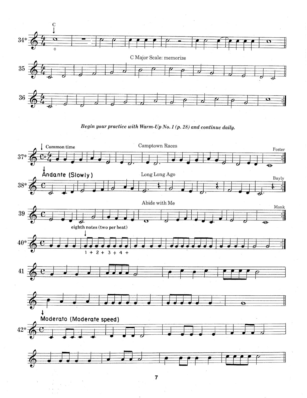 Complete Beginning and Intermediate Trumpet Method by Robert E. Fuller