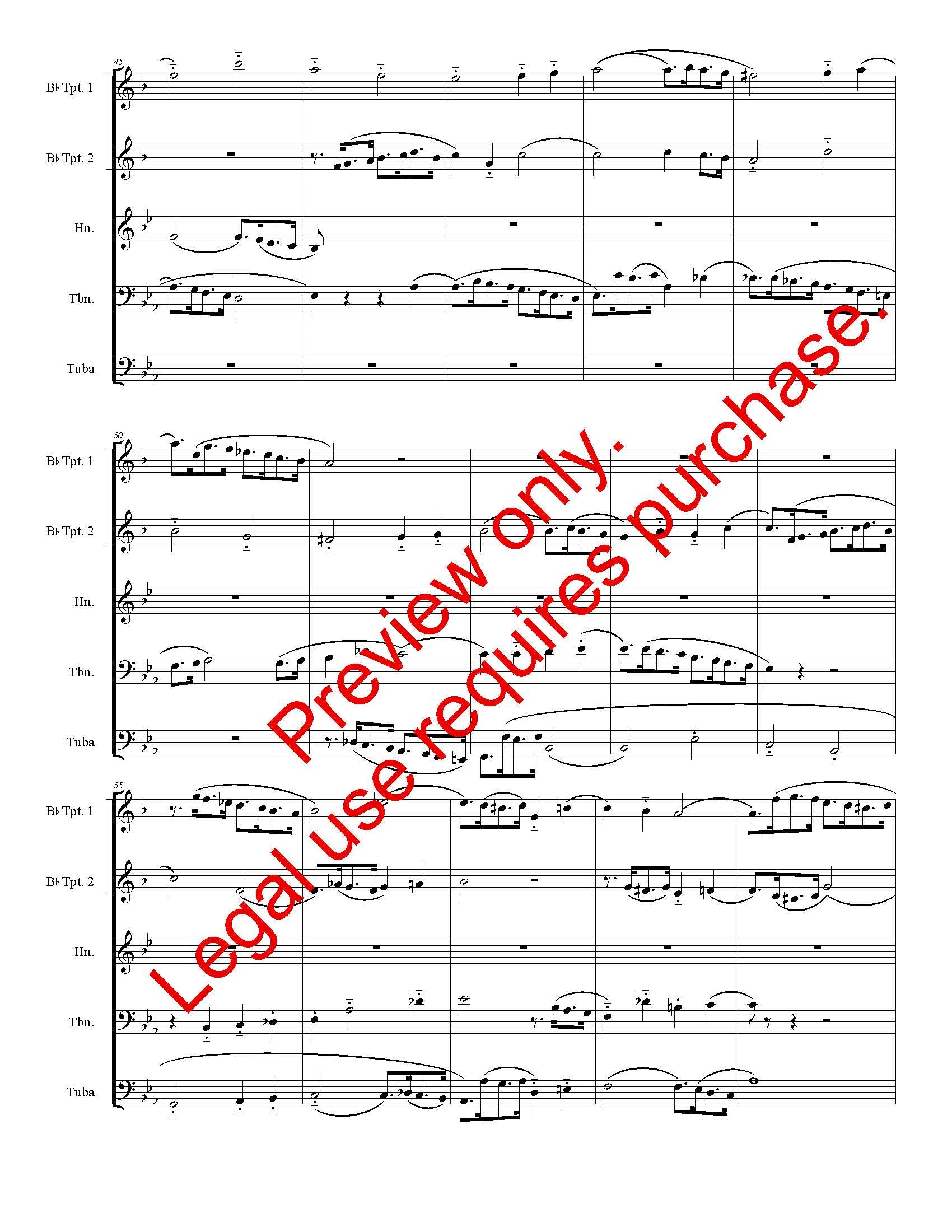 Contrapunctus II for Brass Quintet