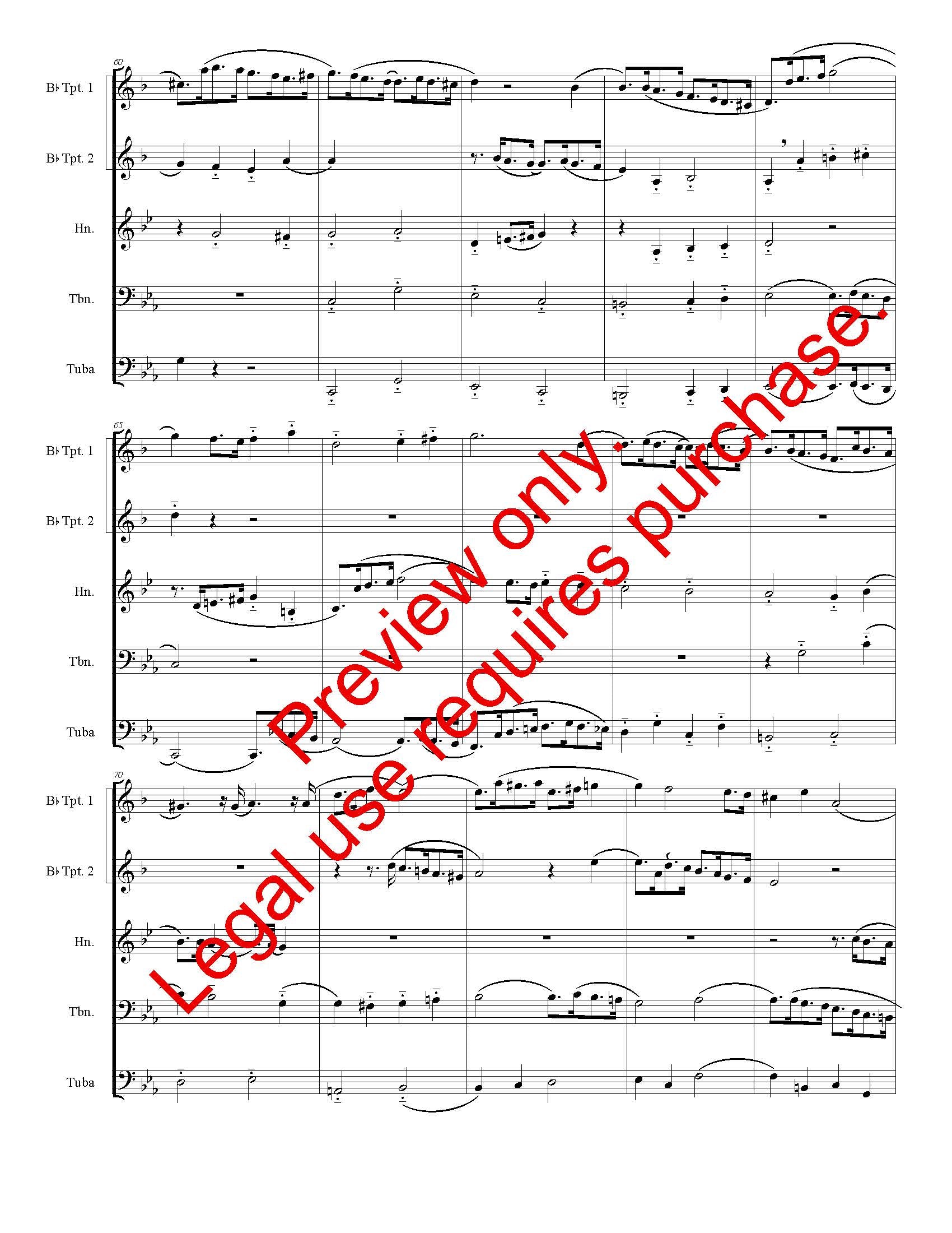 Contrapunctus II for Brass Quintet