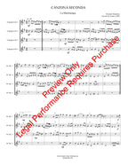 Canzona Secunda (La Martinenga) for 4 Trumpets