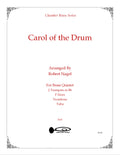 Carol of the Drum for Brass Quintet