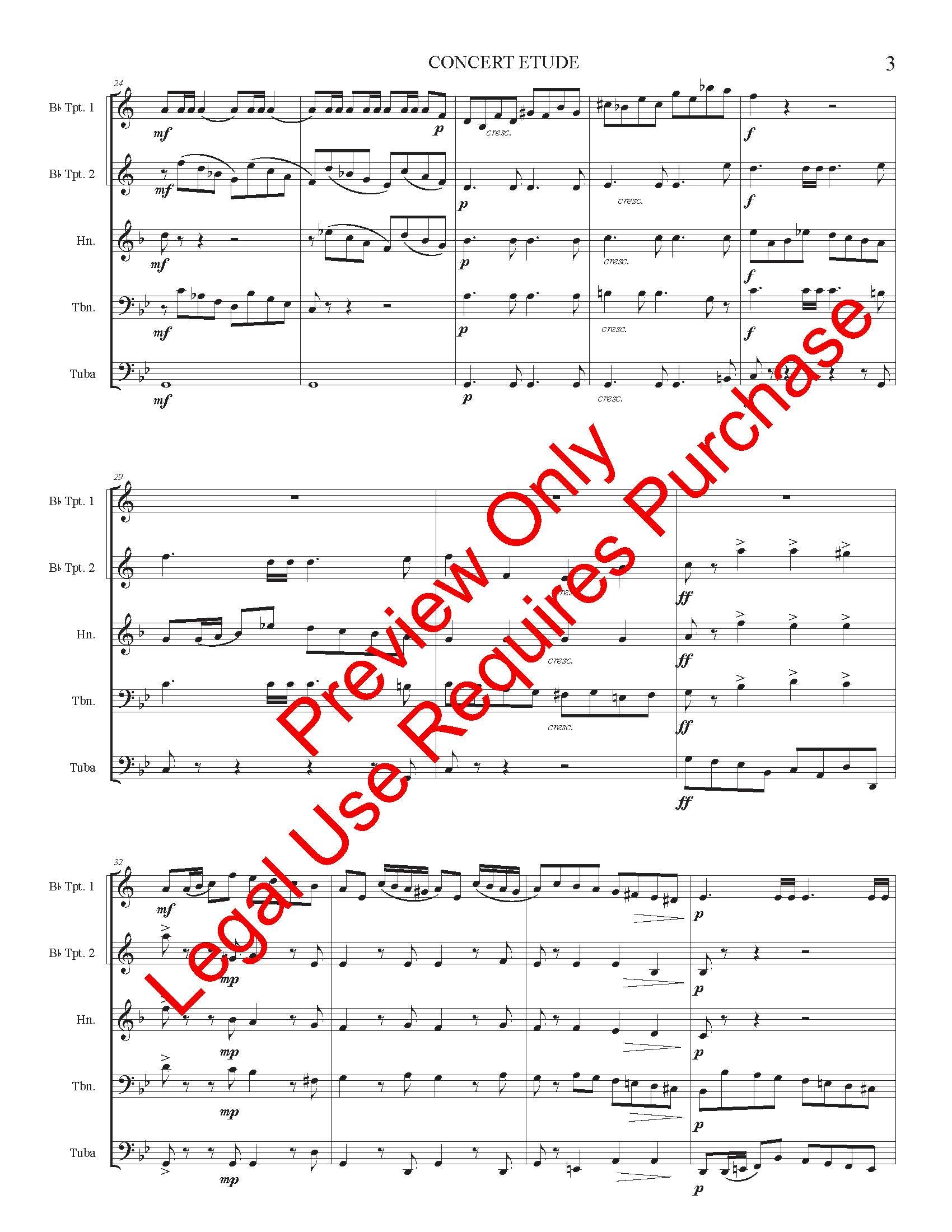 Concert Etude for Brass Quintet