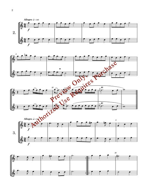 Eight Duets for Trumpets or Horns