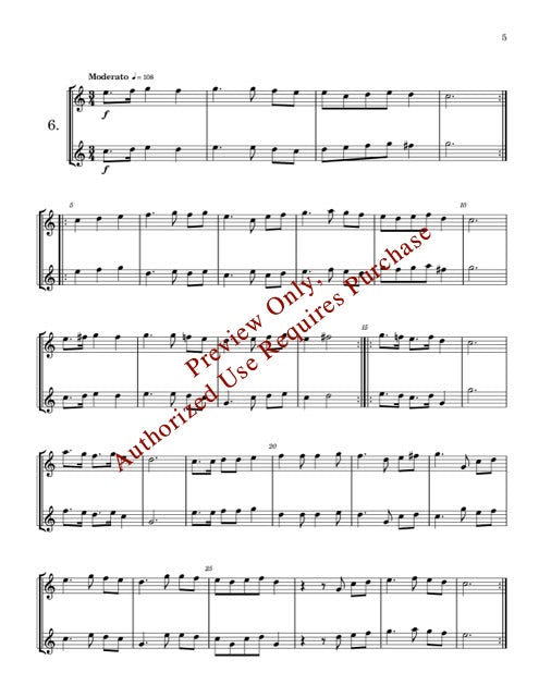 Eight Duets for Trumpets or Horns