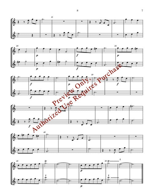 Eight Duets for Trumpets or Horns