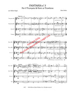 Fantasia a '3 for Brass Trio