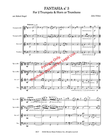 Fantasia a '3 for Brass Trio
