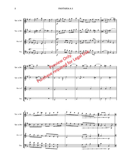 Fantasia a '3 for Brass Trio