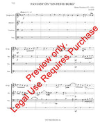 Fantasy On "Ein Feste Burg" for Brass Quartet