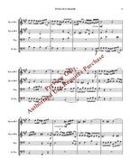 Sheet music for a fugue in G major with text indicating pre-sale and authorized use.