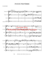 Fugue for Three - for Brass Trio