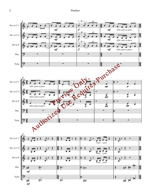Fanfare and Chorale for Brass Quintet