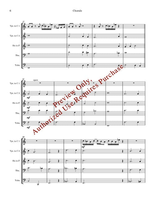 Fanfare and Chorale for Brass Quintet