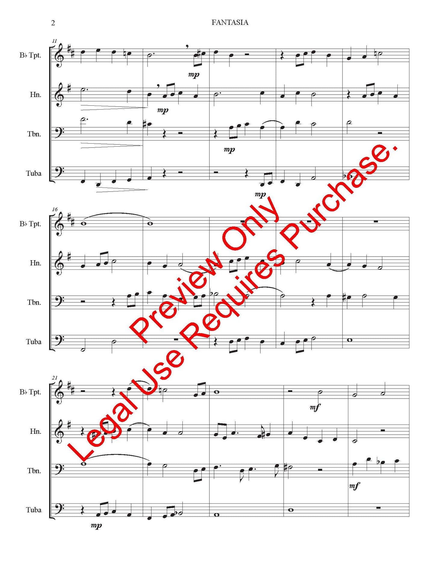 Fantasia for Brass
