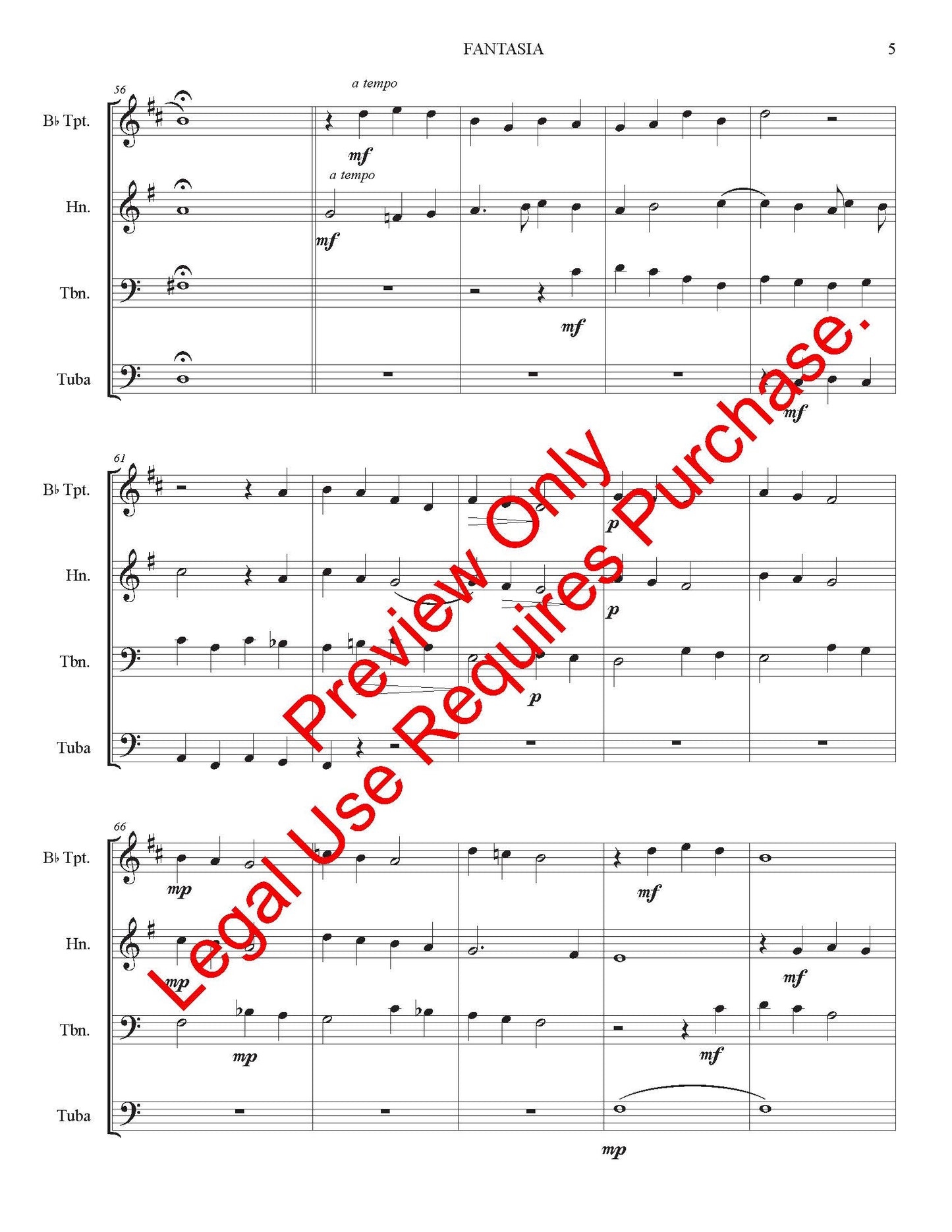 Fantasia for Brass