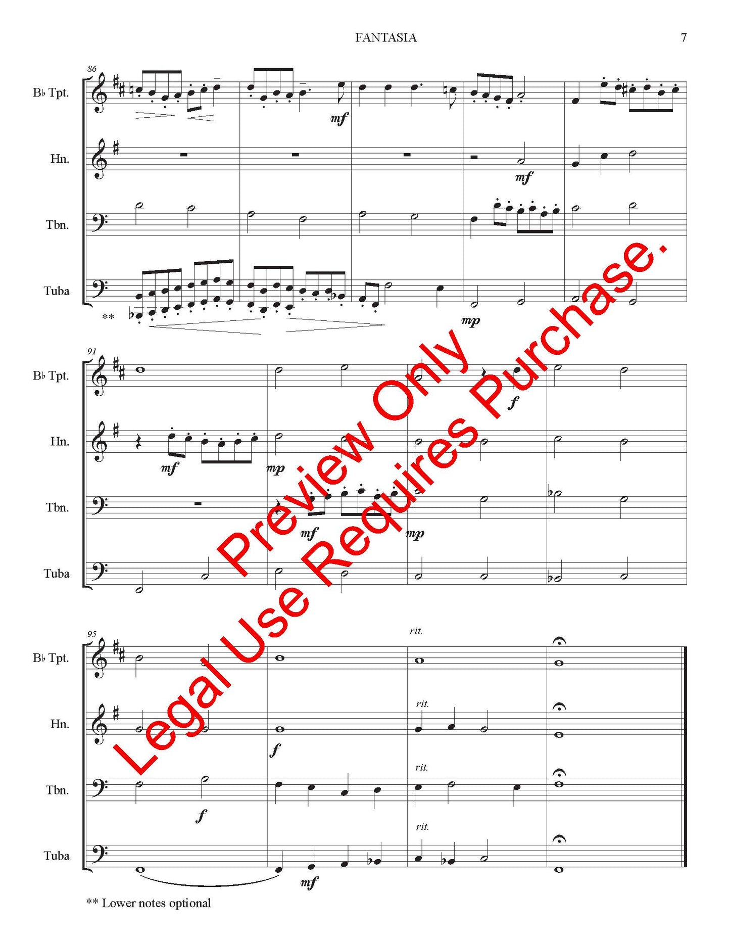 Fantasia for Brass