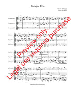 Baroque Trio for Three Trumpets