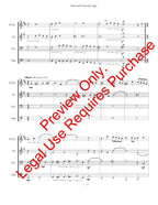 Gloria and Chromatic Fugue for Brass Quartet