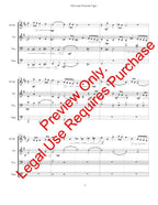 Gloria and Chromatic Fugue for Brass Quartet