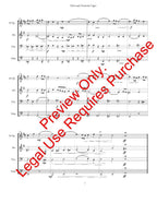 Gloria and Chromatic Fugue for Brass Quartet