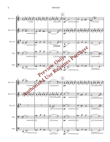 Golden Suite for Brass Quintet
