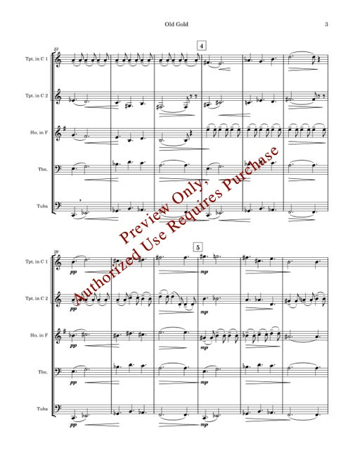 Golden Suite for Brass Quintet