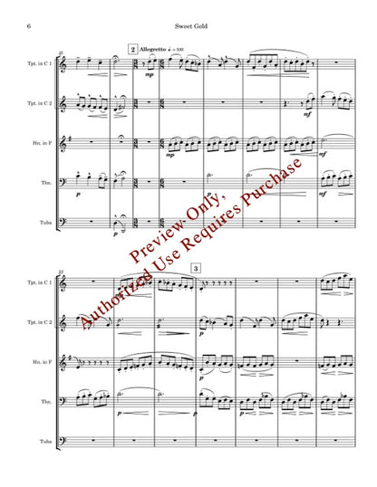 Golden Suite for Brass Quintet