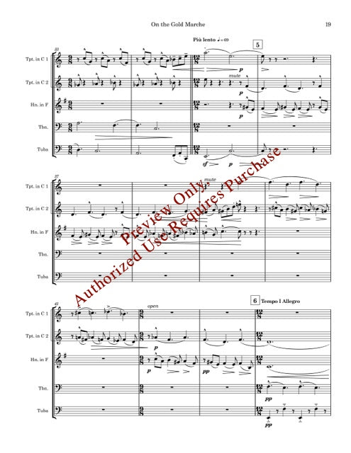 Golden Suite for Brass Quintet