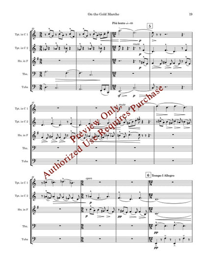 Golden Suite for Brass Quintet